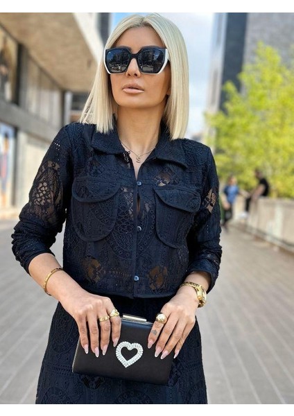 29580 Fistolu Gömlek Siyah