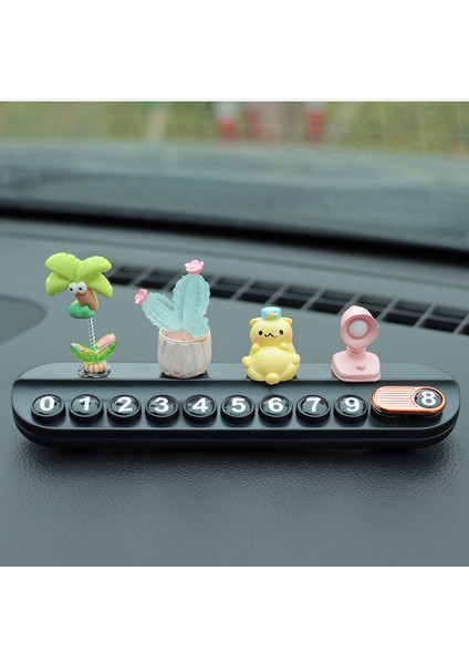 Araba Telefon Plakasını Taşımak Için Geçici Otopark Plakası Araba Gizlenebilir Cep Telefonu Numarası Plaka Dekorasyon Malzemeleri (Yurt Dışından)