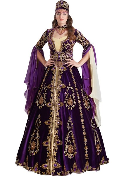 5 Parça Bindallı Kına Elbisesi Izel