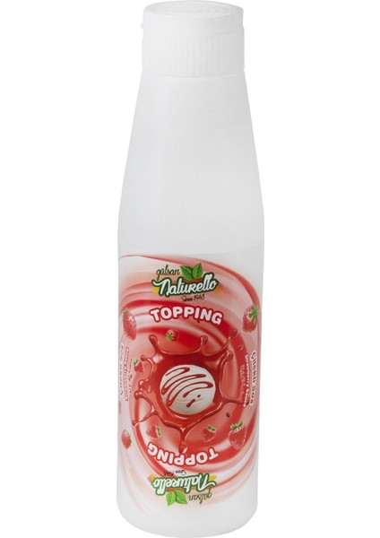 Naturello Çilekli Topping Sos 1000 gr x 6lı Koli