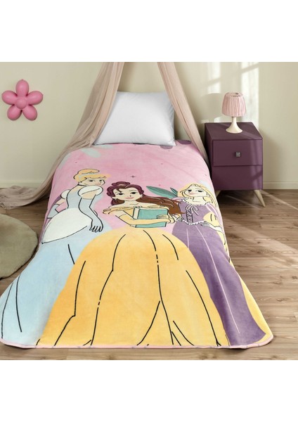 Lisanslı Disney Princesses Fun And Bold Tek Kişilik Battaniye