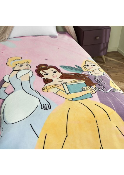 Lisanslı Disney Princesses Fun And Bold Tek Kişilik Battaniye