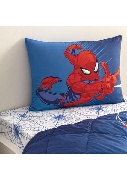 Taç Lisanslı Spiderman Classical Tek Kişilik Pamuk Yorgan Seti