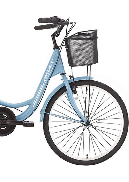 Sorrento-S Şehir Bisikleti 36 cm V 24 Jant 7 Vites Bebek Mavisi Beyaz fiyatları