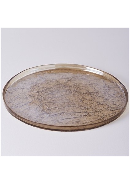 Gleam Cam 21 cm Pasta Tabağı Amber