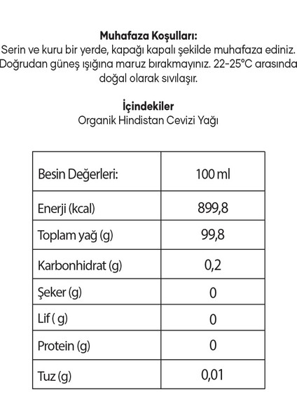 Hindistan Cevizi Yağı 300 ml