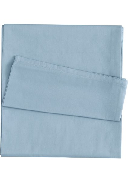 Mix&Match Pamuk Tek Kişilik Saten Çarşaf Mavi