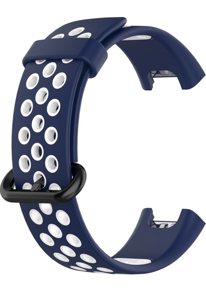 Xiaomi Redmi Watch/mi Watch Lite Için Çift Renkli Silikon Akıllı Saat Bandı - Mavi/beyaz (Yurt Dışından) modelleri