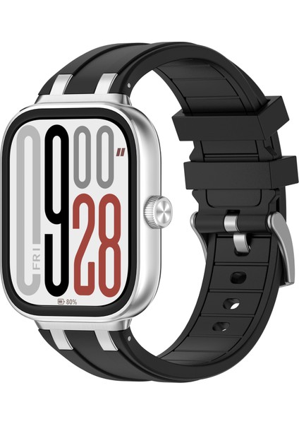 Xiaomi Redmi Watch 5/watch 4/smart Band 9 Pro/8 Pro Ayarlanabilir Bilek Kayışı Için Silikon Kordonlu Saat - Siyah (Yurt Dışından) fırsatları