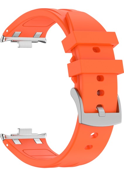 Xiaomi Redmi Watch 5/watch 4/smart Band 9 Pro/8 Pro Ayarlanabilir Bilek Kayışı Için Silikon Kordonlu Saat - Turuncu (Yurt Dışından)