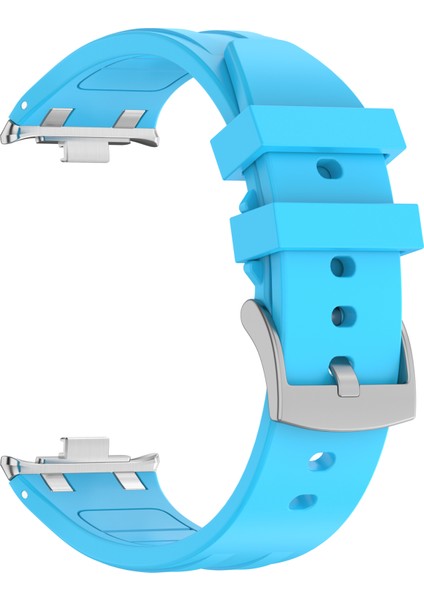 Xiaomi Redmi Watch 5/watch 4/smart Band 9 Pro/8 Pro Ayarlanabilir Bilek Kayışı Için Silikon Kordonlu Saat - Gök Mavisi (Yurt Dışından)