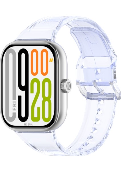 Xiaomi Smart Band 9 Pro/8 Pro/redmi Watch 5/4 Için Tpu Saat Kayışı Renk Değiştiren Şeffaf Bilek Bandı - Fotokromik Açık Mor (Yurt Dışından) fırsatları