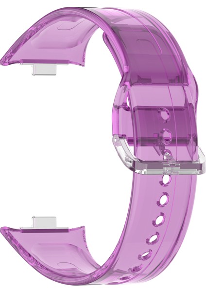 Xiaomi Smart Band 9 Pro/8 Pro/redmi Watch 5/4 Için Tpu Saat Kayışı Renk Değiştiren Şeffaf Bilek Bandı - Fotokromik Mor (Yurt Dışından) modelleri