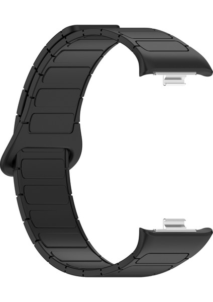 Xiaomi Smart Band 9 Pro/smart Band 8 Pro/redmi Watch 4 Manyetik Saat Kayışı Için Silikon Bant - Siyah (Yurt Dışından)