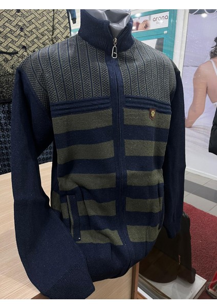 Erkek Triko Fermuarlı Cepli Hırka fiyatları