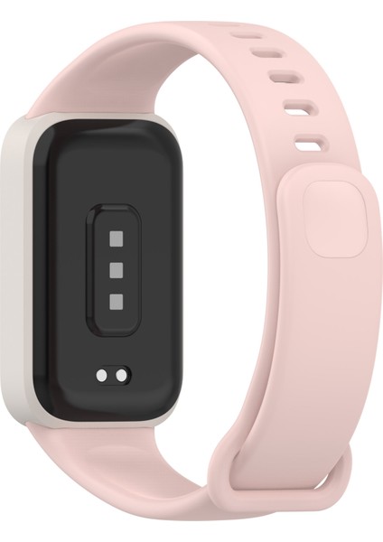 Xiaomi Smart Band 9 Active/redmi Band 3 Yumuşak Silikon Entegre Bileklik Saat Kılıfı - Starlight+Pembe (Yurt Dışından)
