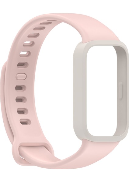 Xiaomi Smart Band 9 Active/redmi Band 3 Yumuşak Silikon Entegre Bileklik Saat Kılıfı - Starlight+Pembe (Yurt Dışından) indirimleri