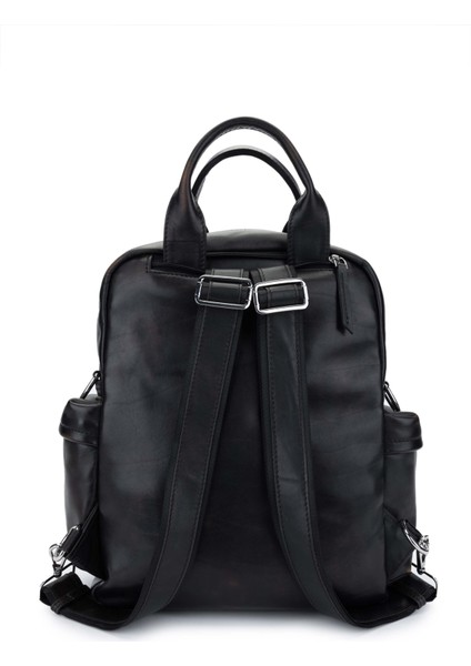 Erkek Hakiki Deri Siyah Eskitme Sırt Çantası 949 1900 Bn Cnt Y25 Sıyah Eskıtme modelleri