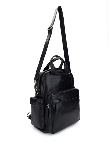 Erkek Hakiki Deri Siyah Eskitme Sırt Çantası 949 1900 Bn Cnt Y25 Sıyah Eskıtme indirimleri