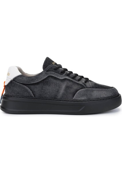 Erkek Hakiki Deri Siyah/beyaz Sneakers & Spor Ayakkabı 511 BU3510A Erk Ayk Y24 Denım Nero/bıanco