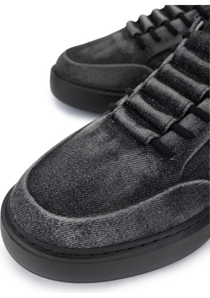 Erkek Hakiki Deri Siyah/beyaz Sneakers & Spor Ayakkabı 511 BU3510A Erk Ayk Y24 Denım Nero/bıanco