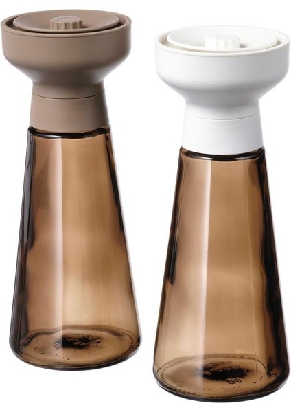 Havltom Baharat Öğütücü Cam-Kahverengi 19 cm 2 Parça