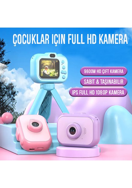 Çocuklar Için Djital Eğlence Kamerası Full Hd