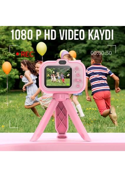 Çocuklar Için Djital Eğlence Kamerası Full Hd