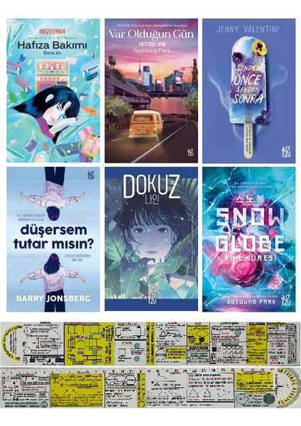 Hafıza Bakımı-Var Olduğun Gün-Senden Önce Senden Sonra-Düşersem Tutar Mısın-Dokuz-Snow Globe 6 Kitap