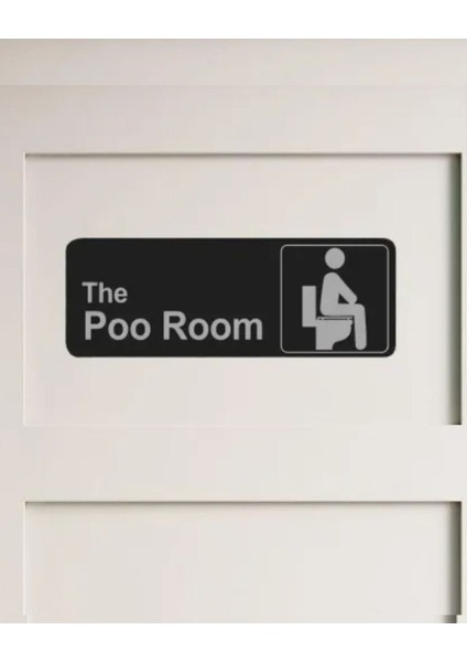 Tuvalet Kapı Tabelası - Wc Dekoru