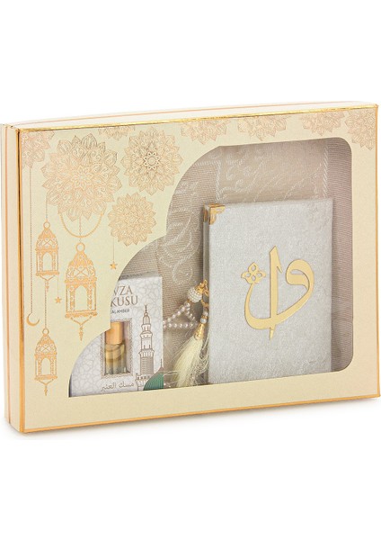 Çeyizlik Gelin Seccade Seti Kutulu Dini Ramazan Hediyelik Bohça Seti fiyatları