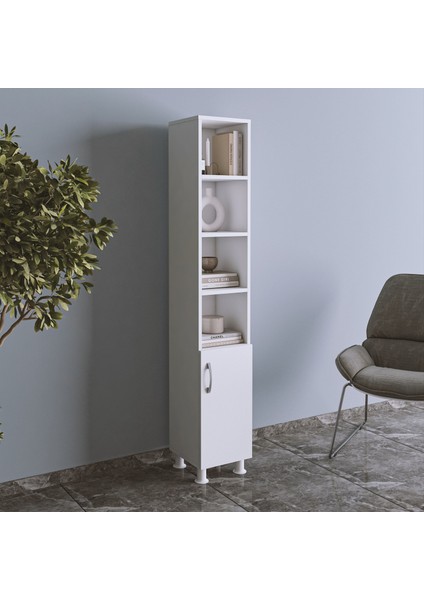END-10H Çok Amaçlı Mutfak Dolabı, Banyo Dolabı, Kiler Dolabı Beyaz