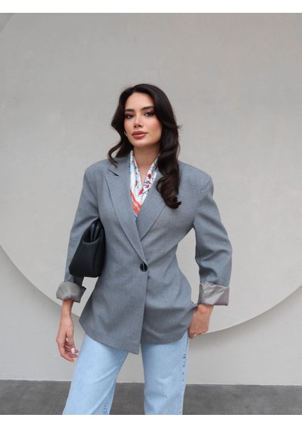 Belden Oturtmalı Vatkalı Ceket
