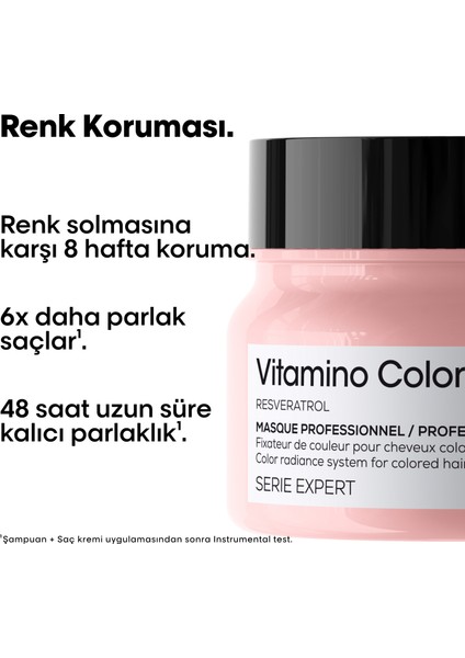 Serie Expert Vitamino Color Boyalı Saçlar İçin Renk Maske 500 ml