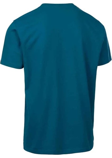 Tokso Male Casual Printed Mavi Erkek Tişört
