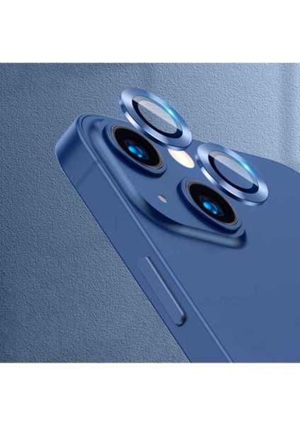 Apple iPhone 13 Mini Uyumlu Cl-04 Kamera Lens Koruyucu, Mavi