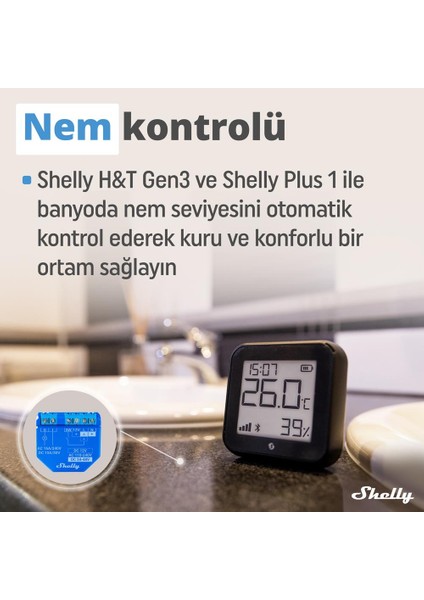 H&t Gen3 Wifi Sıcaklık ve Nem Sensörü