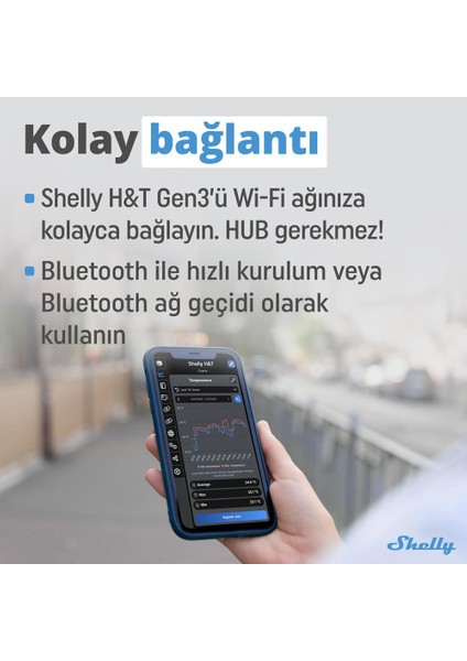 H&t Gen3 Wifi Sıcaklık ve Nem Sensörü