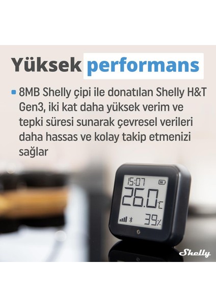H&t Gen3 Wifi Sıcaklık ve Nem Sensörü