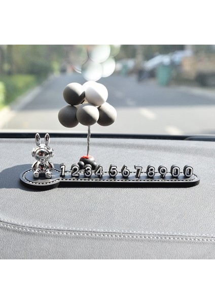 Araba Araba Telefon Numarası Plaka Araba Geçici Park Numarası Plaka Hareketli Araba Plaka Sevimli Yaratıcı Araba Hareketli Araba Kartı (Yurt Dışından)