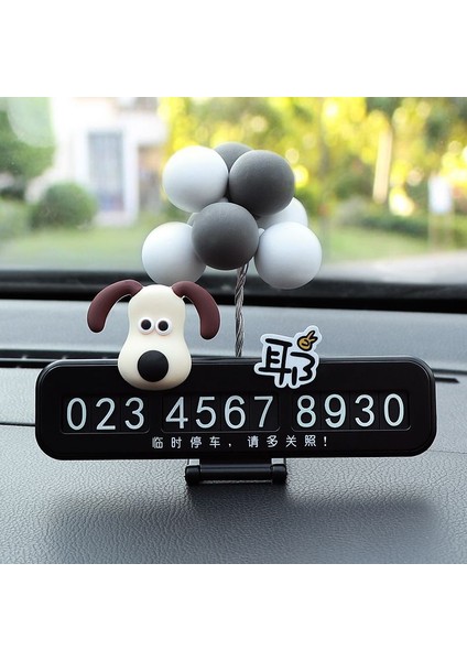 Geçici Araba Plakası Araba Cep Telefonu Numarası Plakası Yaratıcı Süsler Dekoratif Malzemeler (Yurt Dışından)