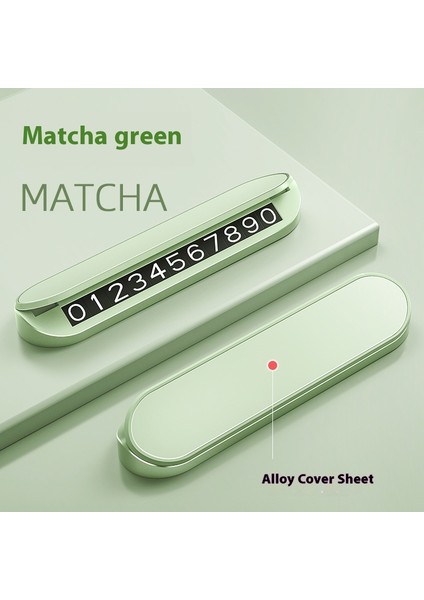 Geçici Park Işareti Alüminyum Alaşımlı Park Telefon Numarası Plakası Diy Hareketli Araba Telefon Plakası Park Numarası Plakası (Yurt Dışından)