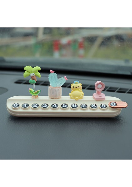 Araba Telefon Plakasını Taşımak Için Geçici Otopark Plakası Araba Gizlenebilir Cep Telefonu Numarası Plaka Dekorasyon Malzemeleri (Yurt Dışından)