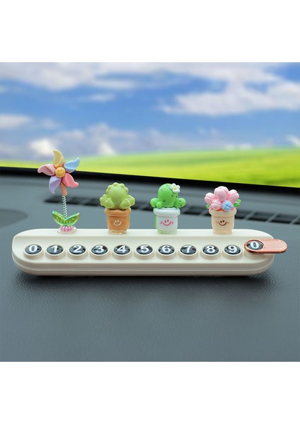 Araba Telefon Plakasını Taşımak Için Geçici Otopark Plakası Araba Gizlenebilir Cep Telefonu Numarası Plaka Dekorasyon Malzemeleri (Yurt Dışından)