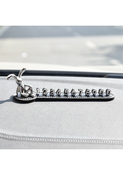 Araba Araba Telefon Numarası Plaka Araba Geçici Park Numarası Plaka Hareketli Araba Plaka Sevimli Yaratıcı Araba Hareketli Araba Kartı (Yurt Dışından)