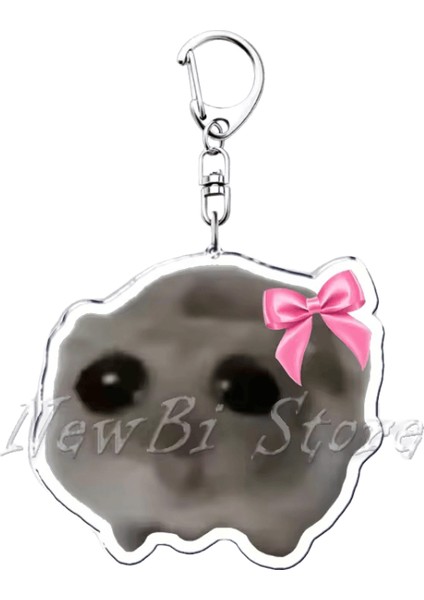 Eğlenceli Meme Im Sadece Bir Kız Üzgün Hamster Anahtarlık Anahtarlıklar Aksesuarlar Için Yüzük Çanta Komik Kolye Anahtarlık Takı Hayranları Hediyeler (Yurt Dışından)