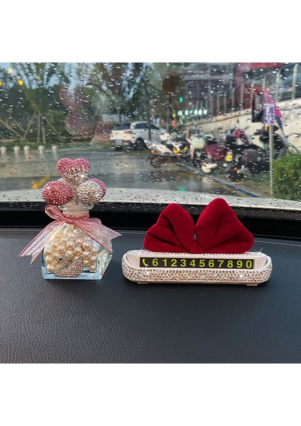 Araba Geçici Park Plakası Yay Araba Hareketli Araba Telefon Plakası Özel Süsler (Yurt Dışından)