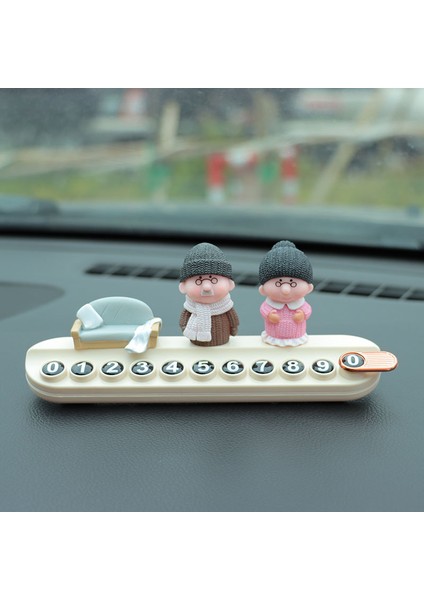 Araba Telefon Plakasını Taşımak Için Geçici Otopark Plakası Araba Gizlenebilir Cep Telefonu Numarası Plaka Dekorasyon Malzemeleri (Yurt Dışından)