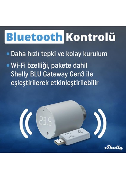 Blu Trv Akıllı Termostatik Radyatör Vanası