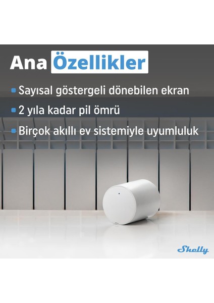 Blu Trv Akıllı Termostatik Radyatör Vanası